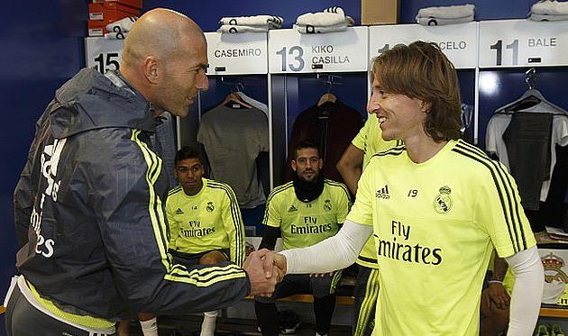 Зинедин Зидан и Лука Модрич, Getty Images