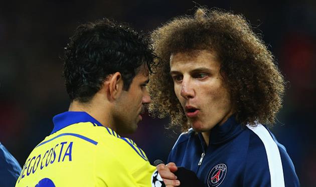 Диего Коста и Давид Луис, Getty Images