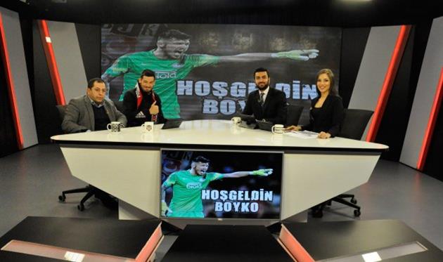 Денис Бойко в эфире Бешикташ ТВ, Фото: ФК Бешикташ