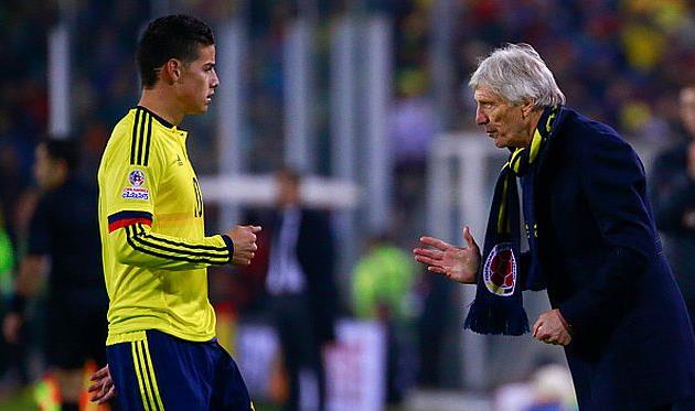 Джеймс Родригес и Хосе Пекерман, getty images