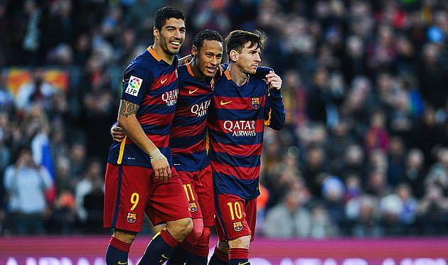 Суарес, Неймар, Месси, getty images