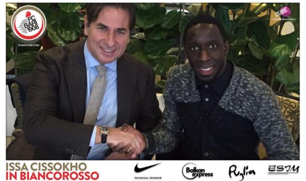 Исса Сиссоко (справа), ФК Бари