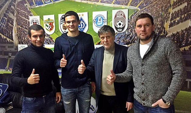 Александр Азацкий с преставителями клуба, chernomorets.odessa.ua