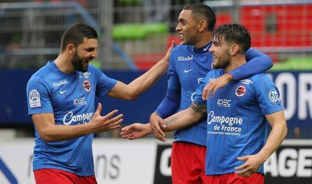 Ликование игроков Кана, lequipe.fr