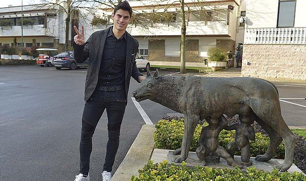 Диего Перотти в Риме, twitter.com/officialasroma