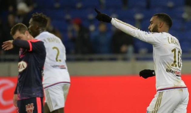 Александр Ляказетт отметился дублем, lequipe.fr