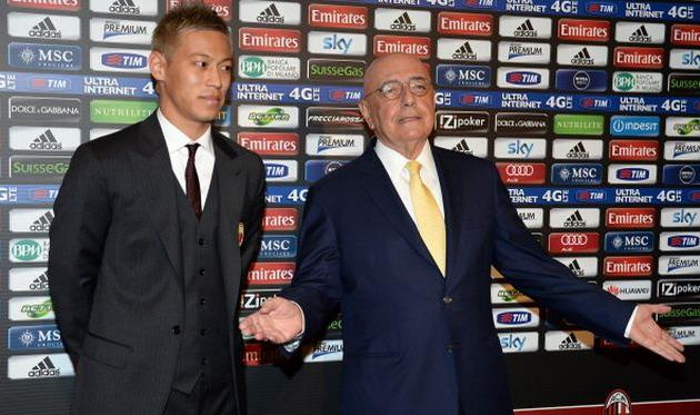 Кейсуке Хонда, Адриано Галлиани, Getty Images