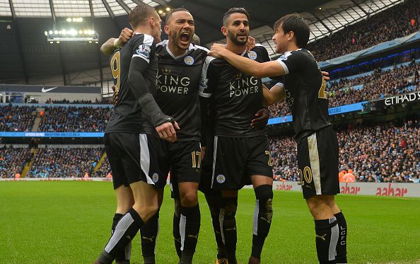 Празднование гола Лестера, Getty Images
