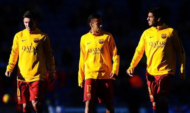 Лионель Месси, Неймар, Луис Суарес, Getty Images