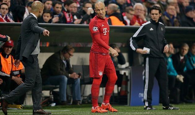 Хосеп Гвардиола, Арьен Роббен, Getty Images