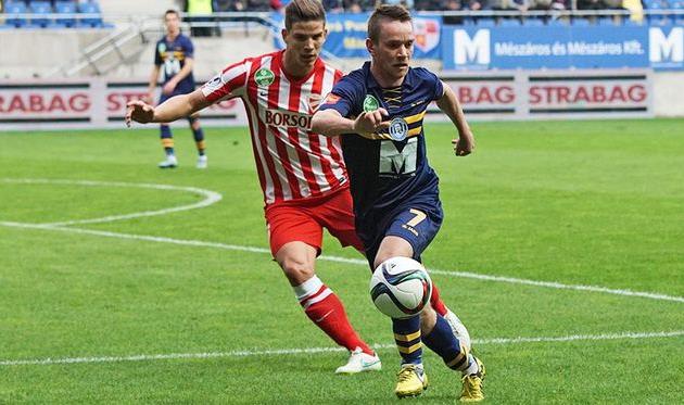 Дмитрий Лепа (справа), puskasakademia.hu