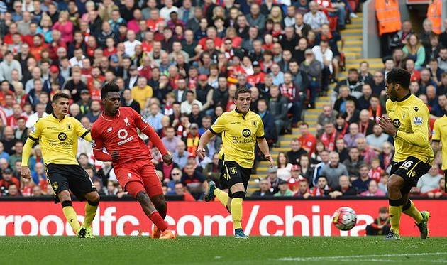 Старридж в матче первого круга с Виллой, Getty Images