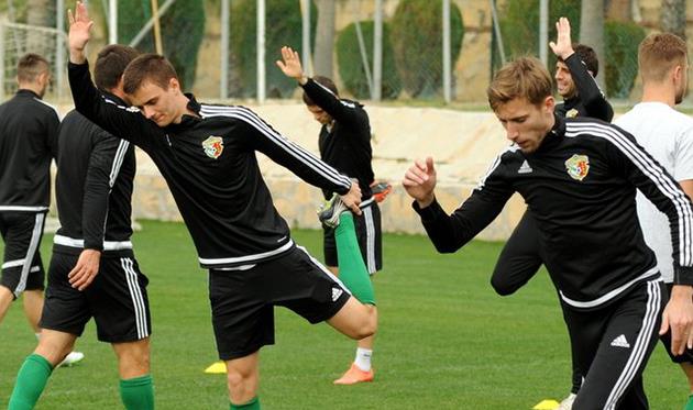 Тренировка Ворсклы перед матчем, фото ФК Ворскла