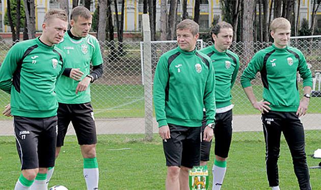 Тренировка, фото ФК Карпаты