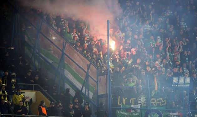 Болельщики Селтика в Стамбуле, BBC