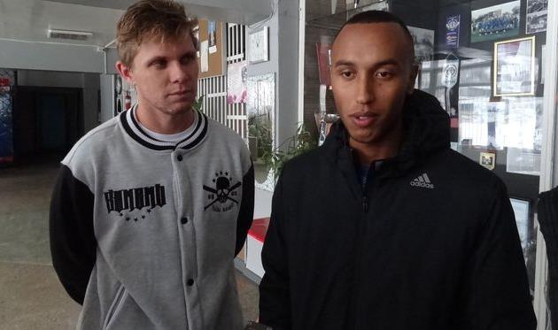 Рафаэль Форстер (слева) и Паулиньо, zarya-lugansk.com