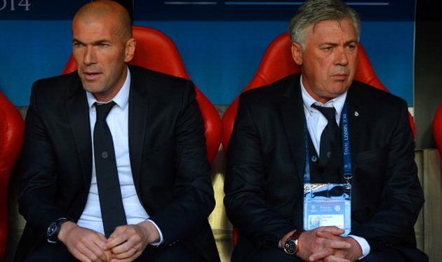 Зинедин Зидан, Карло Анчелотти, Getty Images