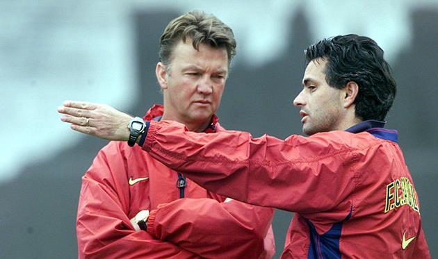 Луи ван Гаал и Жозе Моуриньо, dailymail.co.uk