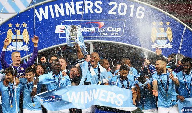 Ман Сити - триумфаторы Кубка Лиги, Getty Images