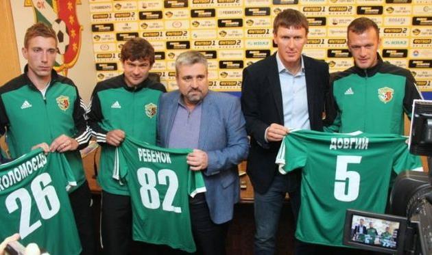 Коломоец, Ребенок, Яворский, Сачко, Довгий, ФК Ворскла