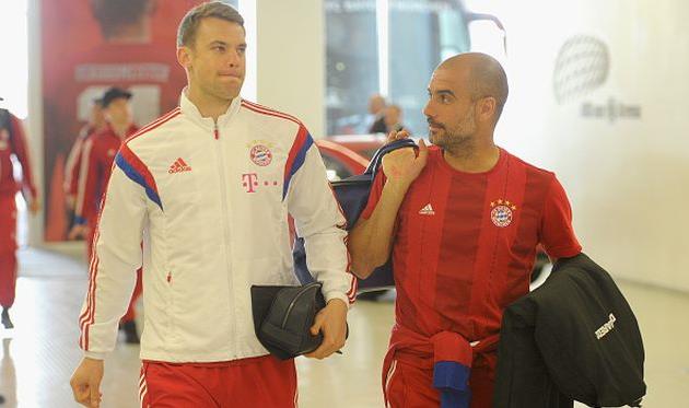 Мануэль Нойер, Хосеп Гвардиола, Getty Images