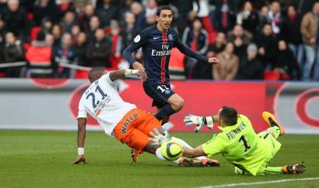 Ди Мария и компания не смогли распечатать ворота Монпелье, lequipe.fr