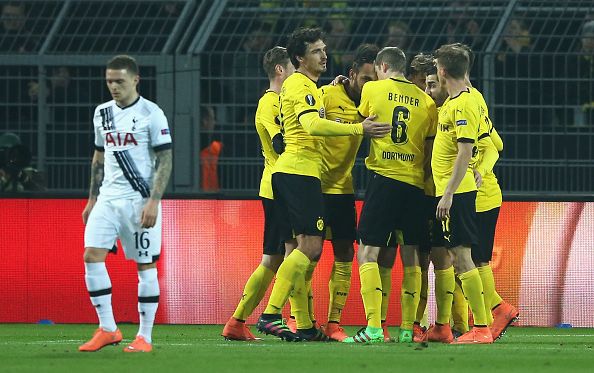 Радость игроков дортмундцев, Getty Images