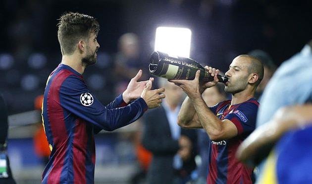 Пике и Маскерано, Getty Images