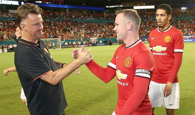 Луи ван Гаал и Уэйн Руни, The Telegraph
