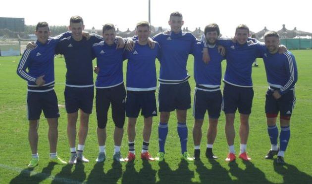 Игроки Ильичевца в прекрасном расположении духа, fcilich.com