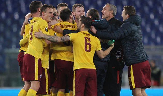 Пражская Спарта ликует, Getty Images