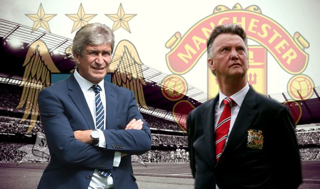 Мануэль Пеллегрини и Луи ван Гала, theladbible.com