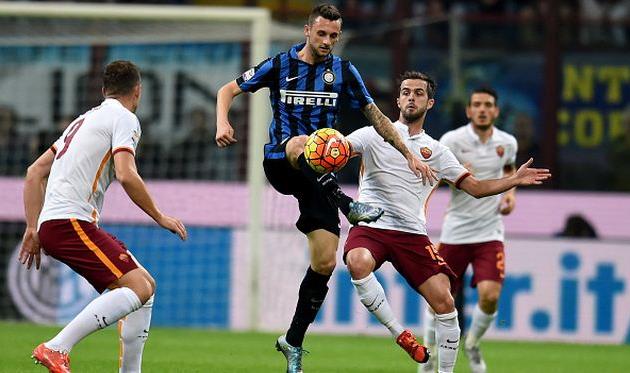 Брозович в окружении Пьянича и Джеко, getty images