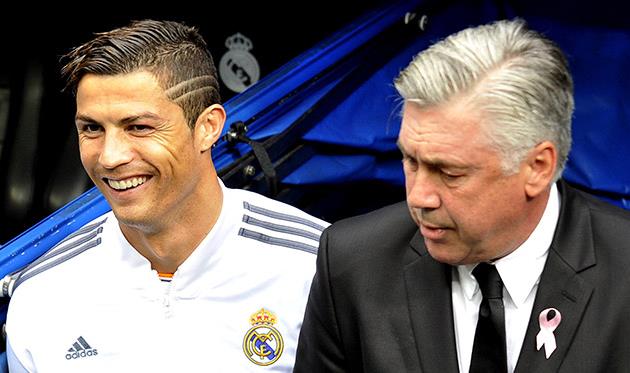 Криштиану Роналду и Карло Анчелотти, fourfourtwo.com