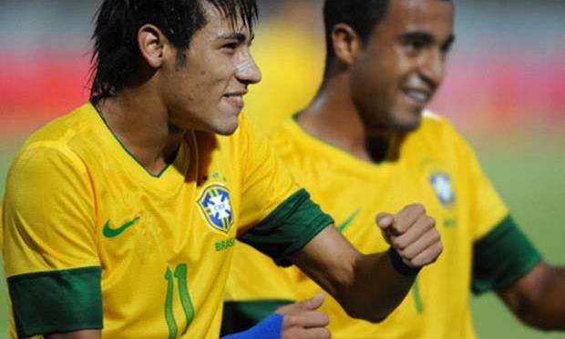 Лукас Моура и Неймар, goal.com