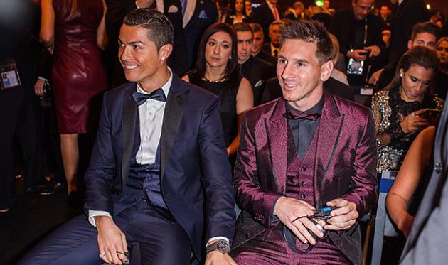 Криштиану Роналду и Лионель Месси, dailymail.co.uk