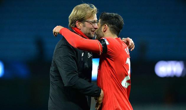 Юрген Клопп и Эмре Джан, espn