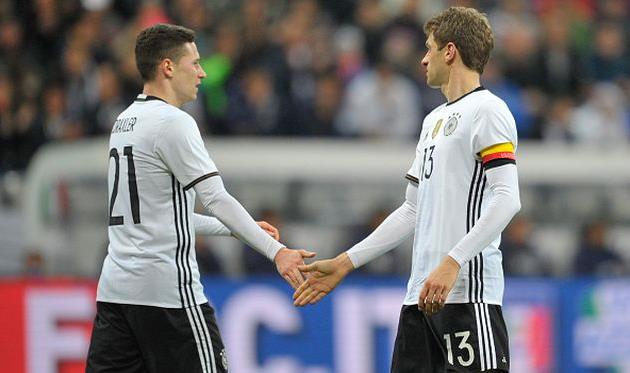 Юлиан Дракслер, Томас Мюллер, Getty Images