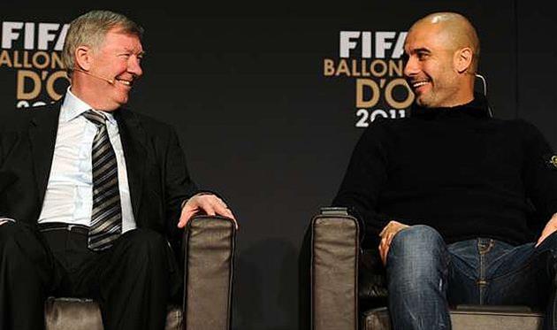 Алекс Фергюсон и Хосеп Гвардиола, goal.com