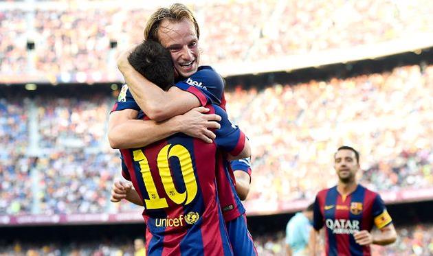 Месси и Ракитич, Getty Images