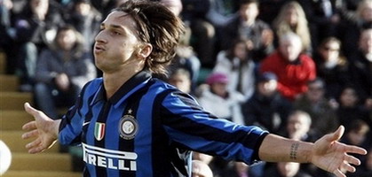 Златан снова лучший бомбардир Интера, AP
