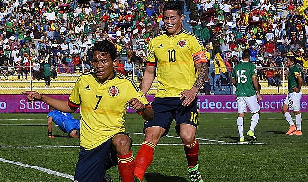 Карлос Бакка и Джеймс Родригес, getty images