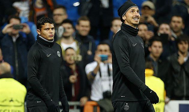 Тьяго Силва и Златан Ибрахимович, getty images