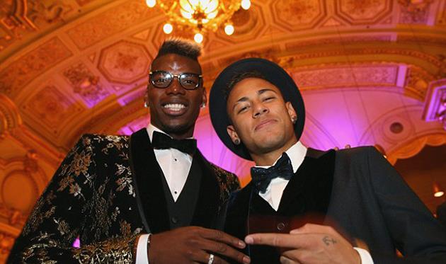 Поль Погба и Неймар, Getty Images