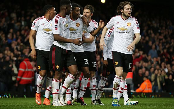Радость игроков МЮ, Getty Images