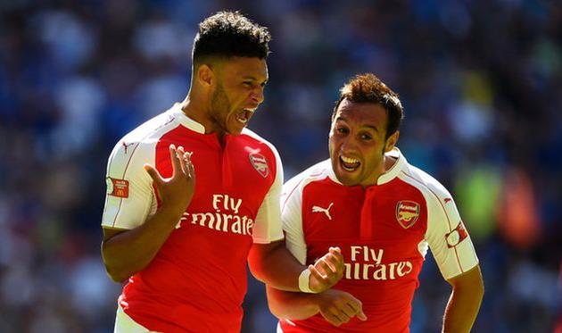 Алекс Окслейд-Чемберлен, Санти Касорла, Getty Images