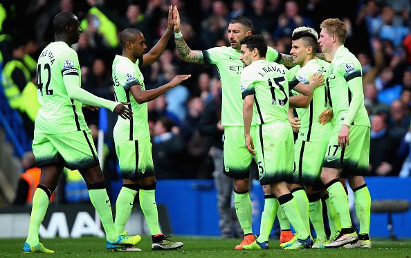 Радость игроков Сити, Getty Images