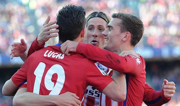 Лукас Эрнандес, Фернандо Торрес и Антуан Гризманн, Getty Images