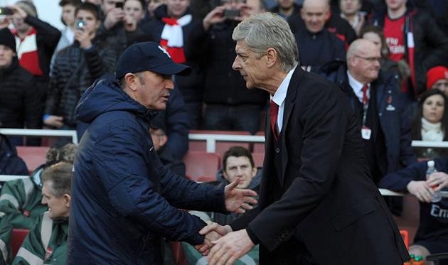 Тони Пьюлис и Арсен Венгер, Sky Sports