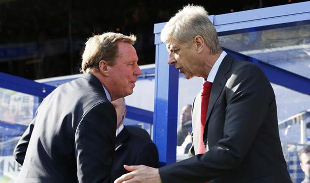 Харри Реднапп и Арсен Венгер, thesun.co.uk